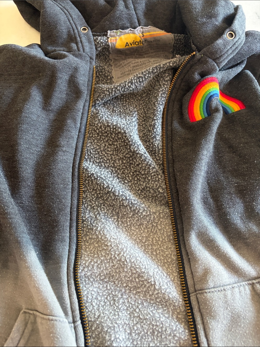 Aviator Nation zip up sz small